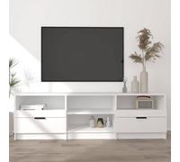(white) vidaXL TV Cabinet Engineered Wood Entertainment Centre Furniture Multi Colours