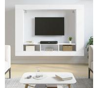 vidaXL TV Cabinet TV Console Sideboard Media Console White Engineered Wood