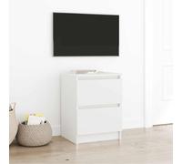 vidaXL TV Cabinet White 40x35x54 cm Engineered Wood