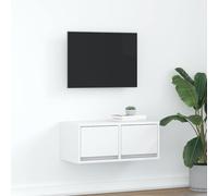 vidaXL TV Cabinet White 60x31x25.5 cm Engineered Wood TV bench hifi cabinet