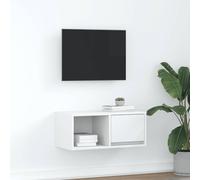 vidaXL TV Cabinet White 60x31x25.5 cm Engineered Wood