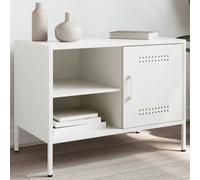 (white, 1 pcs) vidaXL TV Cabinet TV Stand TV Unit Entertainment Centre Media Unit Pink Steel