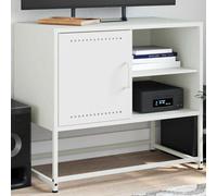 Vidaxl Tv Cabinet White 68X39X60.5 Cm Steel