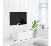 Vidaxl Tv Cabinet White 80X34X30 Cm Engineered Wood