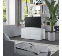 vidaXL TV Cabinet White 80x34x36 cm Engineered Wood