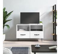 vidaXL TV Cabinet TV Unit Sideboard Media Unit TV Stand White Engineered Wood