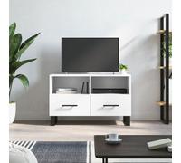 vidaXL TV Cabinet White 80x36x50 cm Engineered Wood