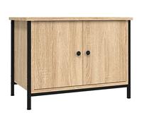 vidaXL TV Cabinet with Doors Sonoma Oak 60x35x45 cm Engineered Wood