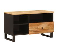 vidaXL TV Cabinet with Drawer Brown 80 x 33 x 46 cm Solid Mango Wood