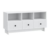 vidaXL TV Cabinet with Drawer White 102 x 34.5 x 50 cm Engineered Wood