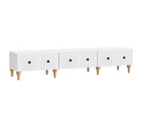 vidaXL TV Cabinet with Drawer White 147 x 34.5 x 30 cm Engineered Wood
