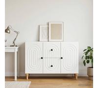 VidaXL TV Cabinet With Drawer White 89 X 34.5 X 60 Cm Engineered Wood