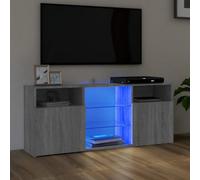 TV Cabinet with LED Lights TV Stand TV Unit Hall Entertainment Cenrtre vidaXL