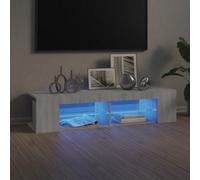Vidaxl Tv Cabinet With Led Lights Grey Sonoma 135X39X30 Cm