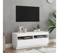TV Cabinet with LED Lights Entertainment Centre TV Stand Media TV Unit vidaXL