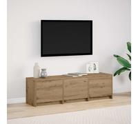 vidaXL TV Cabinet with LED with Drawer Artisian Oak 140 x 34 x 40 cm