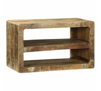 vidaXL TV Cabinet with Shelf Brown 60 x 32 x 36 cm Solid Mango wood