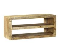 vidaXL TV Cabinet with Shelf Brown 80 x 32 x 36 cm Solid Mango wood