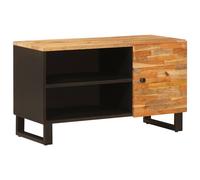 vidaXL TV Cabinet with Shelf Brown 80 x 33 x 46 cm Solid Mango Wood, Living Room