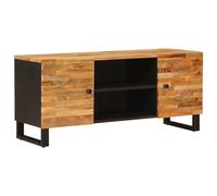 vidaXL TV Cabinet with Storage Brown 105 x 33 x 46 cm Solid Mango Wood, Living R
