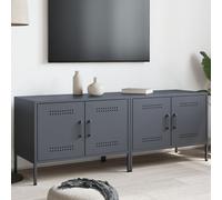 vidaXL TV Cabinets 2 pcs Anthracite 68x39x50.5 cm Steel