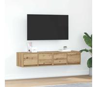 vidaXL TV Cabinets 2 pcs Artisan Oak 60x31x25.5 cm Engineered Wood