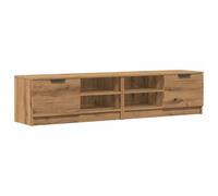 (artisan oak) vidaXL 1/2x TV Cabinet Engineered Wood Media Unit HiFi Cabinet Multi Colours