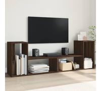 vidaXL TV Cabinets 2 pcs Brown Oak 75x30x50 cm Engineered Wood