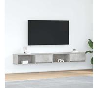 vidaXL TV Cabinets 2 pcs Concrete Grey 100x31x25.5 cm Engineered Wood