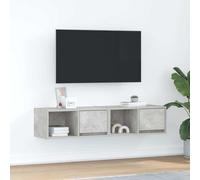 vidaXL TV Cabinets 2 pcs Concrete Grey 60x31x25.5 cm Engineered Wood