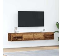 vidaXL TV Cabinets 2 pcs Old Wood 80x31x25.5 cm Engineered Wood