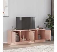 vidaXL TV Cabinets 2 pcs Pink 67x39x44 cm Steel