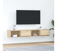 vidaXL TV Cabinets 2 pcs Sonoma Oak 80x31x25.5 cm Engineered Wood