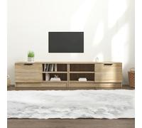 vidaXL TV Cabinets 2 pcs Sonoma Oak 80x35x36.5 cm Engineered Wood