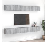 vidaXL TV Cabinets 8 pcs Grey Sonoma 60x30x30 cm Engineered Wood