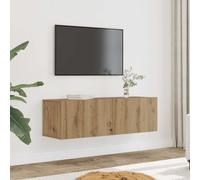 vidaXL TV Cabinets Wall-mounted 2 pcs Artisian Oak 100x30x30 cm