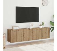 TV Cabinets Wall-Mounted Floating TV Unit Floating Shelves TV Stand vidaXL