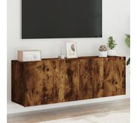 Vidaxl Tv Cabinets Wall-Mounted 2 Pcs Smoked Oak 60X30X41 Cm