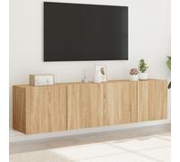 TV Cabinets Wall-Mounted Floating TV Unit Floating Shelves TV Stand vidaXL