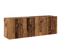 vidaXL TV Cabinets Wall-mounted TV Stand Floating Wall TV Unit 2 pcs Old Wood