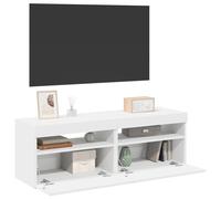vidaXL TV Cabinets with LED Lights 2 pcs White 60x35x40 cm