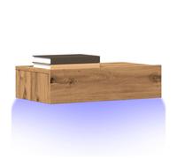 vidaXL TV Cabinets with LED Lights TV Stand Media TV Unit 2 pcs Artisan Oak