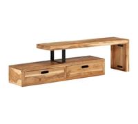 vidaXL TV Stand Solid Wood Acacia Wooden Console Media Unit Side Cabinet