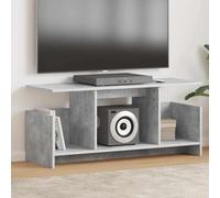 vidaXL TV Stand Concrete Grey 102 x 35 x 45 cm Engineered Wood