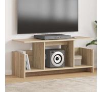 vidaXL TV Stand Sonoma Oak 102 x 35 x 45 cm Engineered Wood