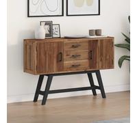 vidaXL TV Stand with Drawer Natural 110 x 30 x 75 cm Solid Teak Wood