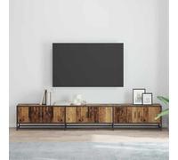 vidaXL TV Units 2 pcs Old Wood 240 x 35 x 41 cm Engineered wood