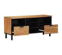 vidaXL TV Units Solid Acacia Wood 100 x 33.5 x 46 cm Engineered wood