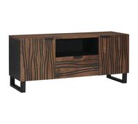 vidaXL TV Units with Drawer Walnut 105 x 33 x 46 cm Engineered wood