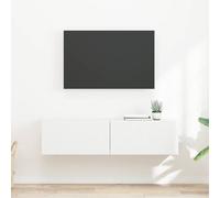 vidaXL TV Wall Cabinet 2 pcs White 60 x 31 x 29.5 cm Engineered Wood
